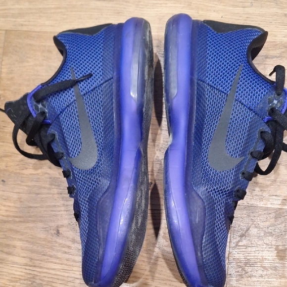 Kobe 10 Blackout Low Nike Black and Purple Mesh Sneakers